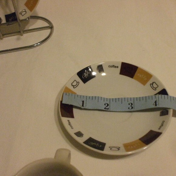 Collector's 2 Miniture Coffee Cafe Cup & Saucer - Picture 6 of 9